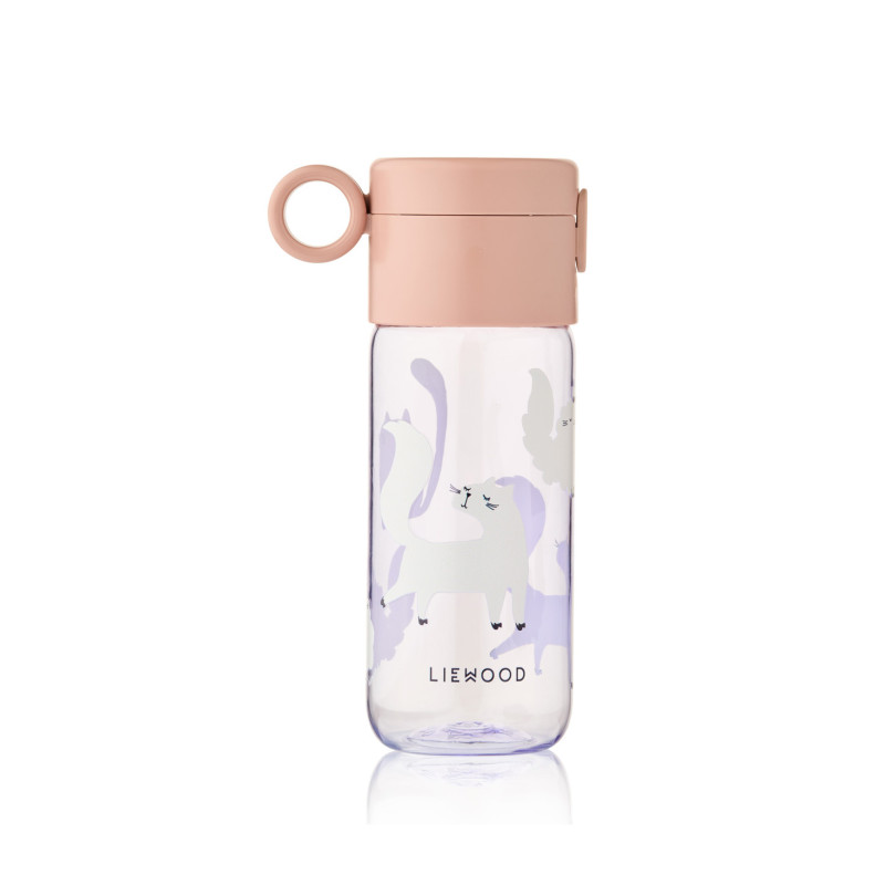 LIEWOOD fľaša Clemence 350 ml Cat / Warm lilac