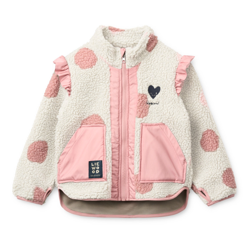 LIEWOOD Bunda Noam Pile Jacket Rose blush mix