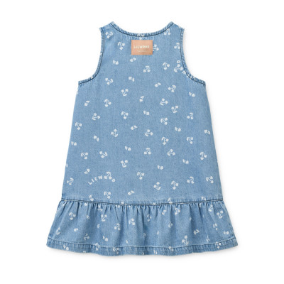 LIEWOOD Sybilla džínsové šaty Cherry heart sandy / Denim