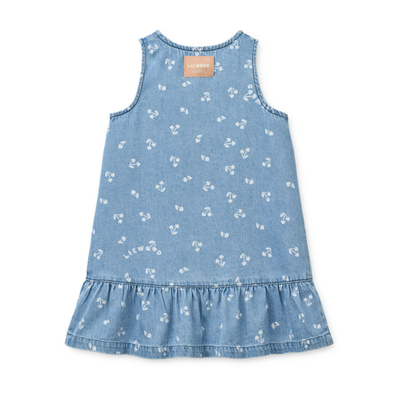 LIEWOOD Sybilla džínsové šaty Cherry heart sandy / Denim