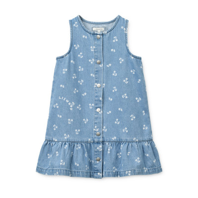 LIEWOOD Sybilla džínsové šaty Cherry heart sandy / Denim