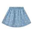 LIEWOOD Detská džínsová sukňa Rio Cherry heart sandy / Denim