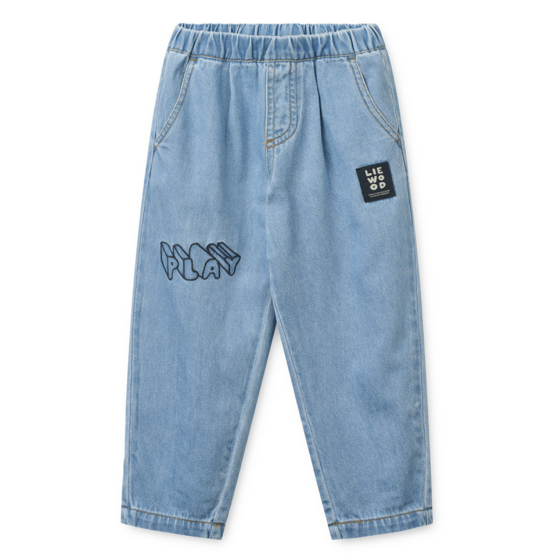 LIEWOOD Rifľové nohavice Borris Play / Denim