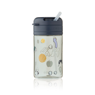 LIEWOOD Pavia pohár so slamkou 500 ml Play / Dusty Peppermint