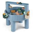 LIEWOOD stolík na hranie Sepp Beach Blue multi mix