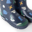 LIEWOOD detské zateplené gumáky Mason Dino roar / Classic navy