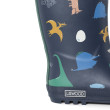 LIEWOOD detské zateplené gumáky Mason Dino roar / Classic navy