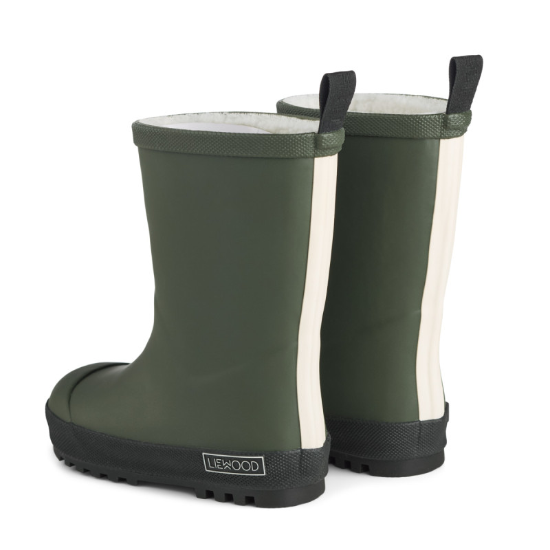 LIEWOOD detské zateplené gumáky Mason Hunter green