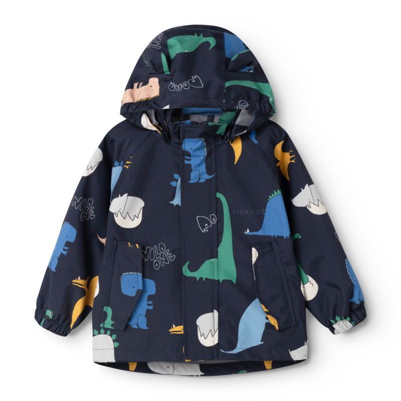LIEWOOD nepremokavá súprava Manu Dino roar / Classic navy