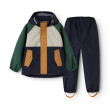 LIEWOOD nepremokavý set Pedia – bunda a nohavice Garden green multi mix