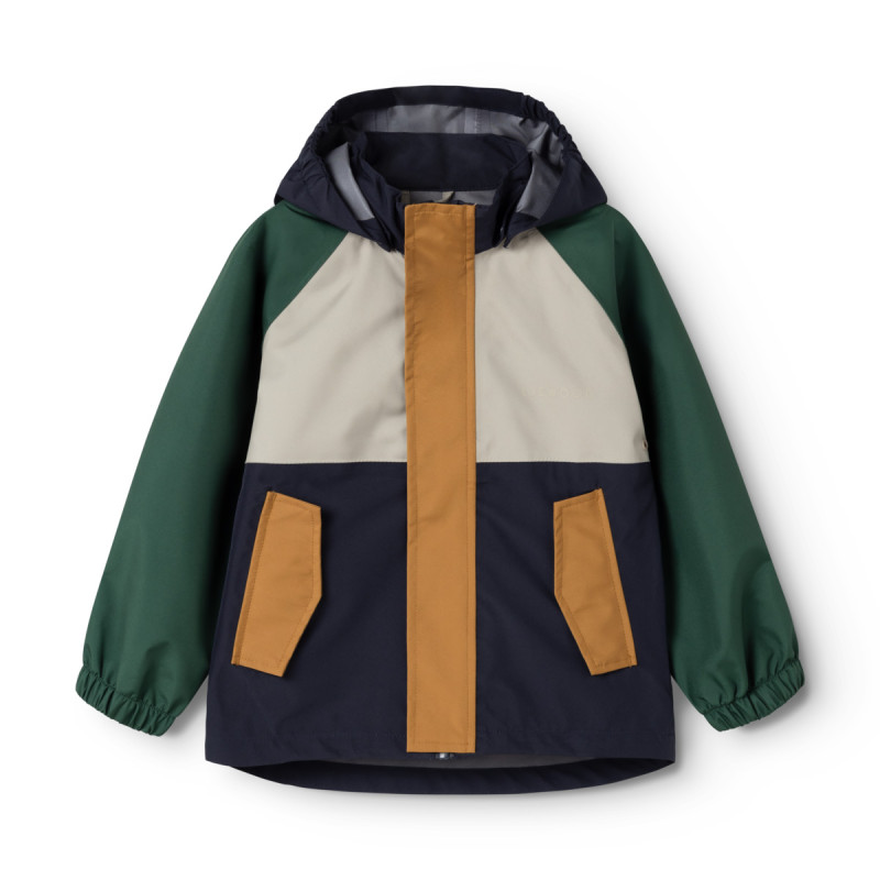 LIEWOOD nepremokavý set Pedia – bunda a nohavice Garden green multi mix