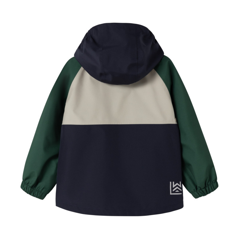 LIEWOOD nepremokavý set Pedia – bunda a nohavice Garden green multi mix