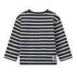 LIEWOOD TYLER pruhované tričko s dlhým rukávom Classic Navy / creme de la creme
