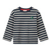 LIEWOOD TYLER pruhované tričko s dlhým rukávom Classic Navy / creme de la creme