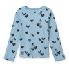 LIEWOOD NIEVE rebrované tričko s dlhým rukávom Sweethearts / Beach blue