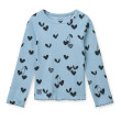 LIEWOOD NIEVE rebrované tričko s dlhým rukávom Sweethearts / Beach blue