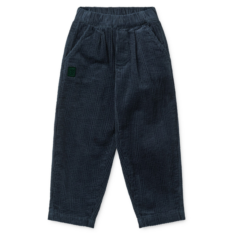 LIEWOOD BORRIS Detské menčestrové nohavice Classic navy