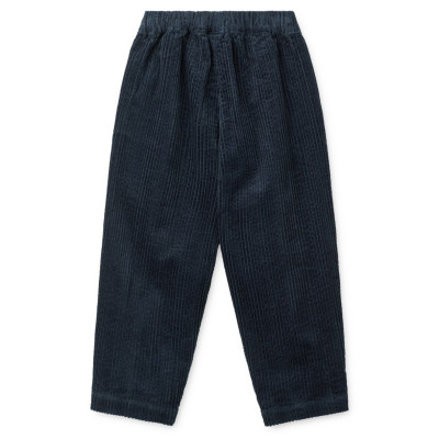 LIEWOOD BORRIS Detské menčestrové nohavice Classic navy