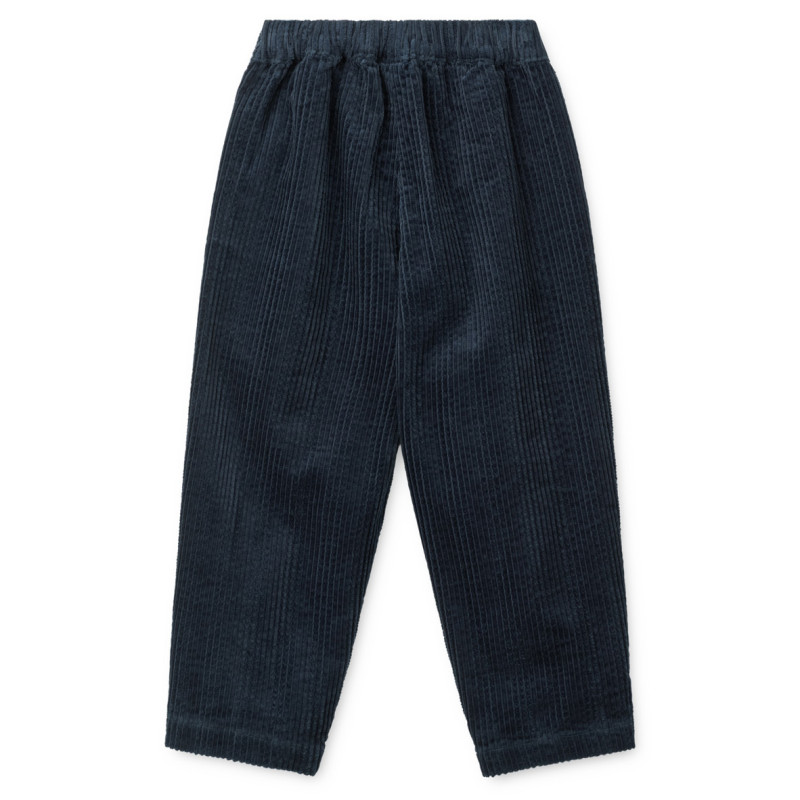LIEWOOD BORRIS Detské menčestrové nohavice Classic navy