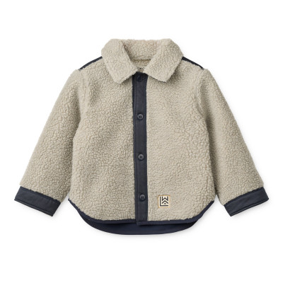 LIEWOOD ELIAN detská flísová košeľa Mist / Classic navy