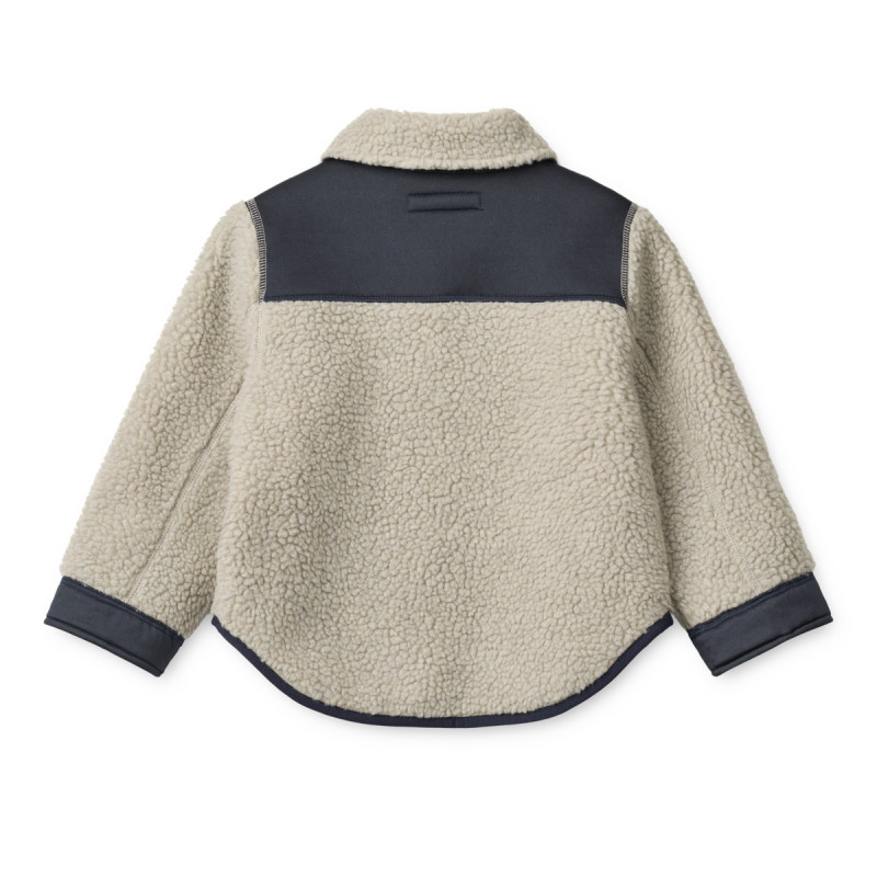LIEWOOD ELIAN detská flísová košeľa Mist / Classic navy