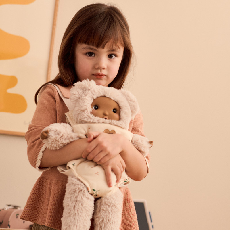 LIEWOOD ELEANOR Detský nosič na bábiky Mini Me Peach