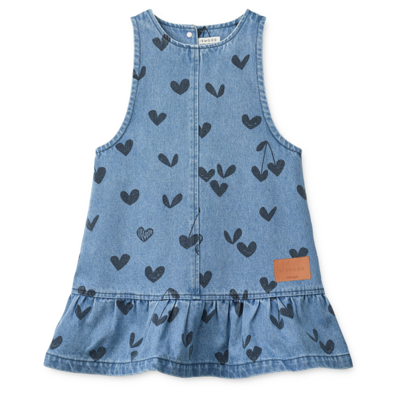 LIEWOOD Rifľové šaty Angelica Sweethearts / Denim
