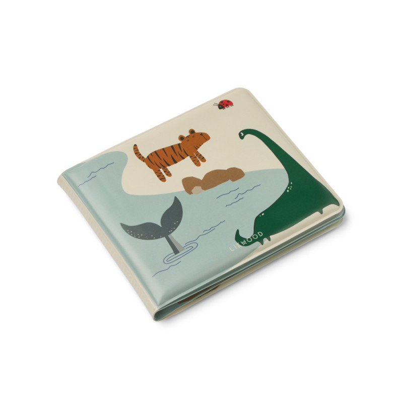 LIEWOOD WAYLON Knižka do vody Classic animal / Sandy