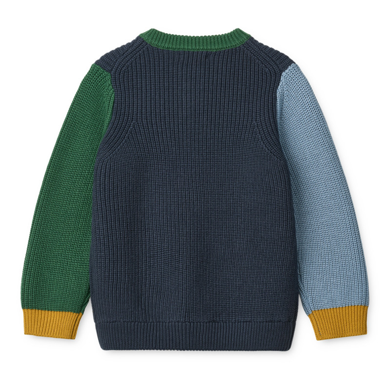 LIEWOOD THEA bavlnený kardigán Classic navy multi mix