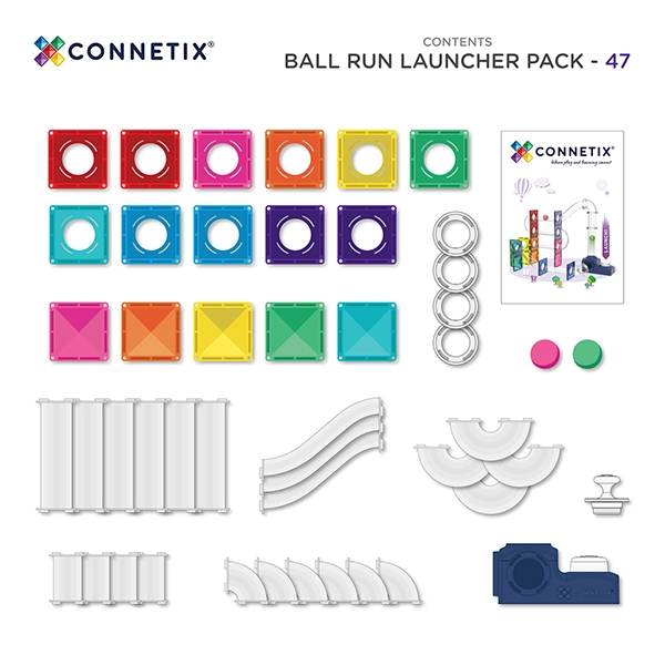 Magnetická stavebnica CONNETIX® Ball Run Launcher Pack 47 ks Magnetická stavebnica CONNETIX® Ball Run Launcher Pack 47 ks