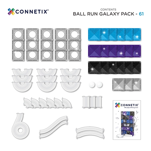 Magnetická stavebnica CONNETIX® Ball Run Galaxy Pack 61 ks Magnetická stavebnica CONNETIX® Ball Run Galaxy Pack 61 ks