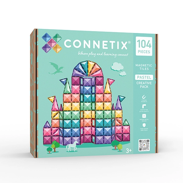 CONNETIX® Pastel Creative Pack 104 ks