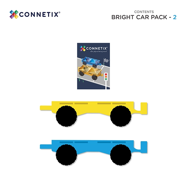 Magnetická stavebnica CONNETIX® Bright Car Pack 2 ks Magnetická stavebnica CONNETIX® Bright Car Pack 2 ks