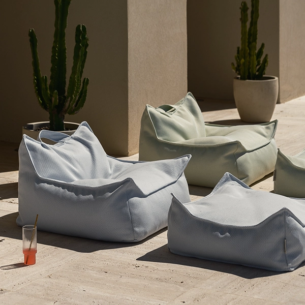 Otoman Wigiwama® - Azure Outdoor Square