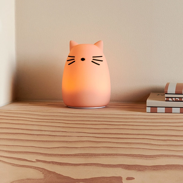 LIEWOOD nočná lampa Winston Mačička