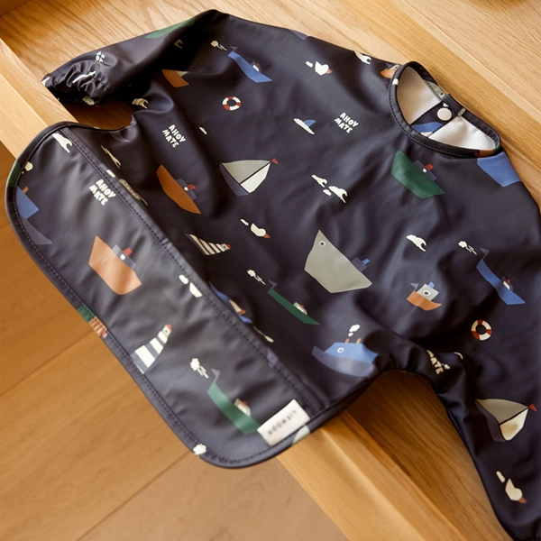 LIEWOOD podbradník s rukávmi Merle Sailing / Classic navy