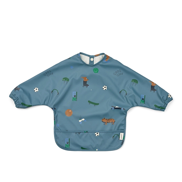 LIEWOOD podbradník s rukávmi Merle Fun / Beach blue