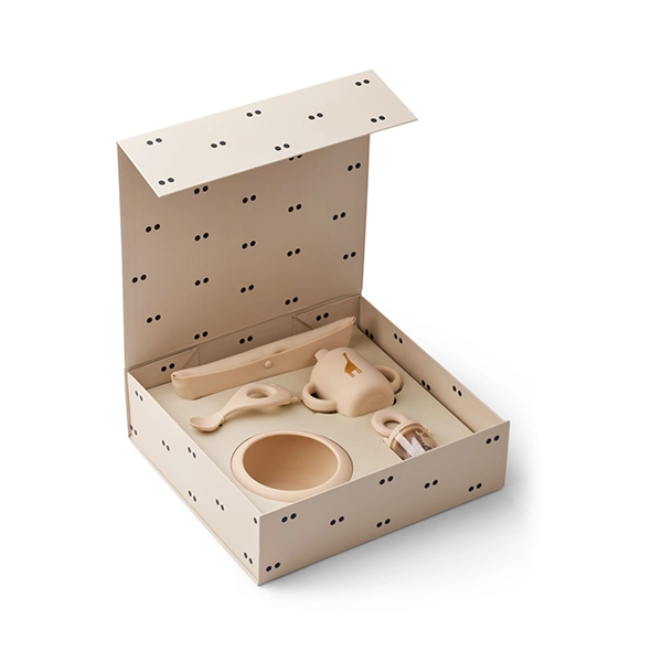 LIEWOOD Jedálenský set pre bábätká Mileah Apple Blossom LIEWOOD Jedálenský set pre bábätká Mileah Apple Blossom