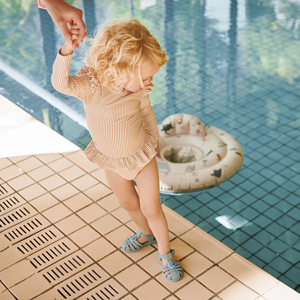 LIEWOOD sandále Bre Beach s ozdobami Puffer / peppermint LIEWOOD sandále Bre Beach s ozdobami Puffer / peppermint