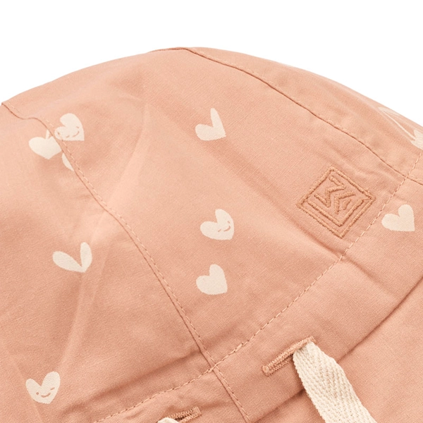 LIEWOOD Detský letný klobúčik Gorm s uškami Sweethearts / Pale tuscany