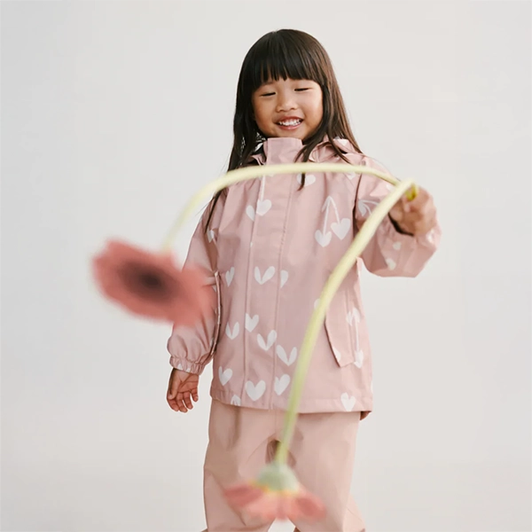 LIEWOOD nepremokavý set Pedia – bunda a nohavice Sweethearts / Pale tuscany