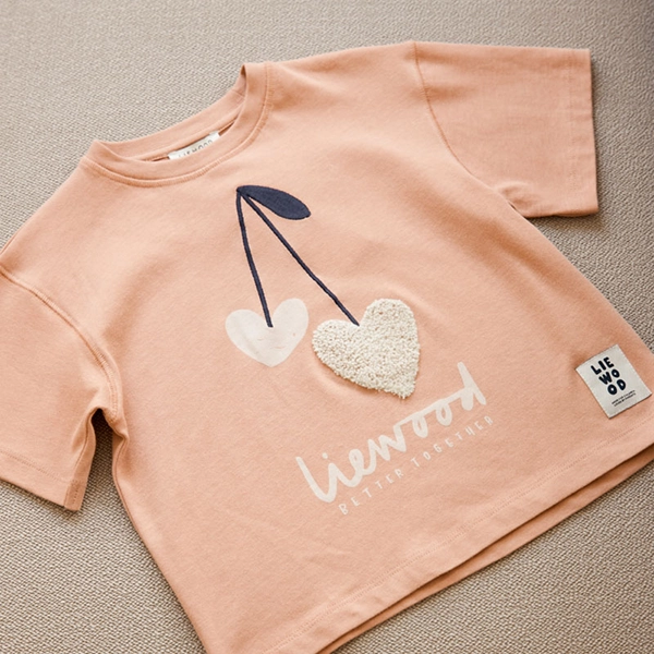 LIEWOOD Tyler tričko Sweethearts / Pale tuscany