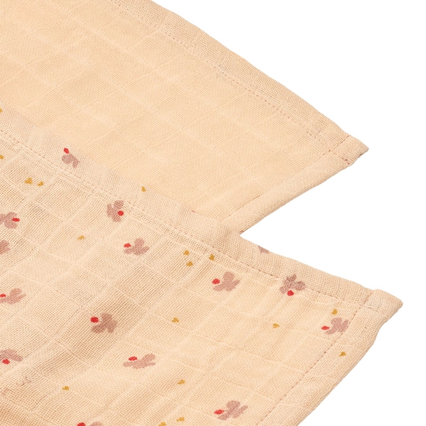 LIEWOOD mušelínové plienky Lewis 2 kusy Mini butterfly / Apple blossom mix