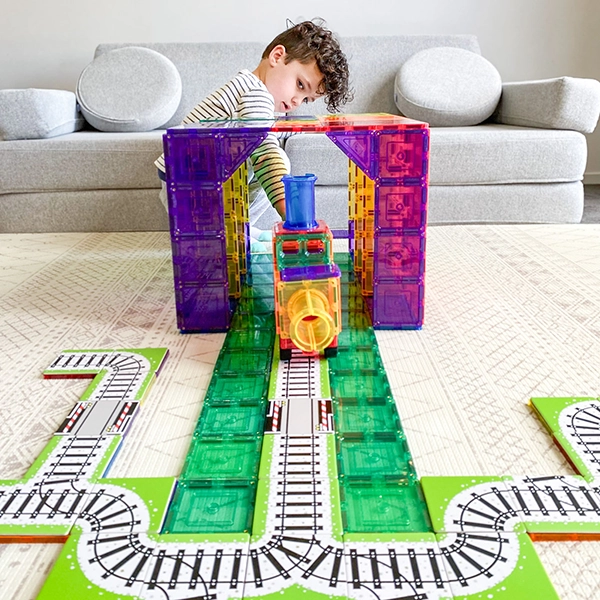 Magnetické kartičky koľajnice 36 ks