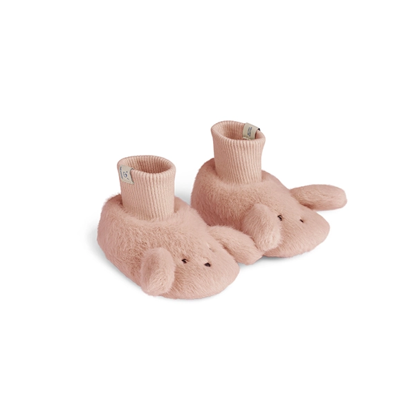 LIEWOOD detské plyšové papučky Beth Rabbit Pale tuscany