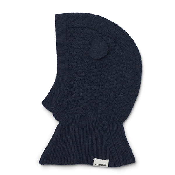 LIEWOOD OGGY Detská vlnená kukla Classic Navy