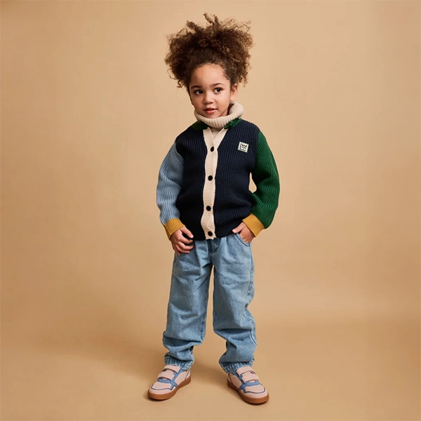 LIEWOOD THEA bavlnený kardigán Classic navy multi mix